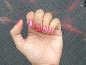 its very Barbie-ish nails